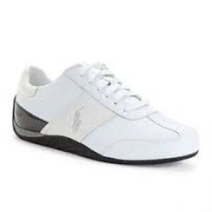 Ralph Lauren Polo 12D Preppy Bentwinds White Sneakers